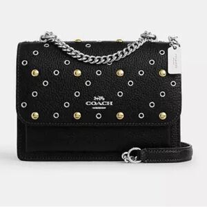 Mini Klare Crossbody Bag
With Studs Rivets black leather - this style SOLD OUT